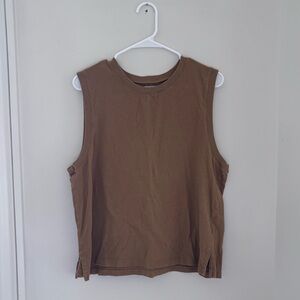 Madewell Gold Tank Top Size XL